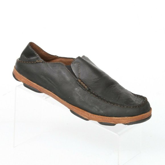 Olukai Moloa Moc Apron Toe Slip On Loafers 9.5